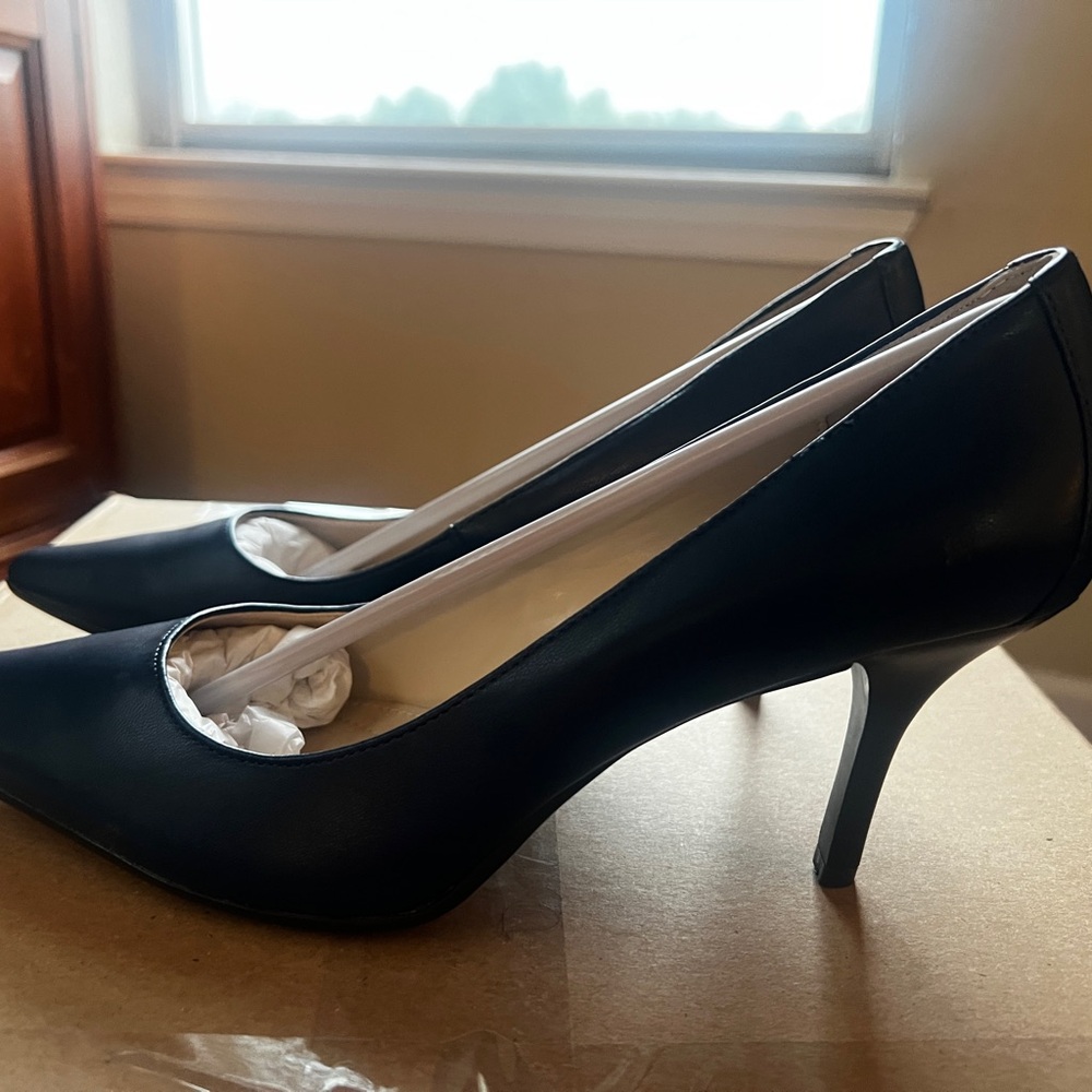 Calvin Klein Navy Blue Heels
